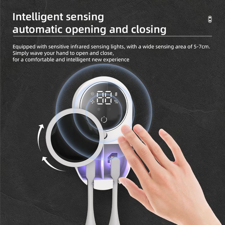Double Automatic Sensing Toothbrush Box