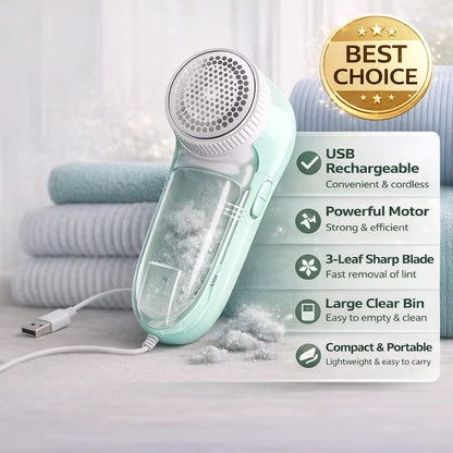 Portable Electric Fabric Shaver - Professional Lint Remover